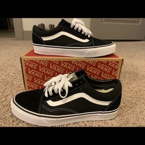 Vans Black and White Sneakers